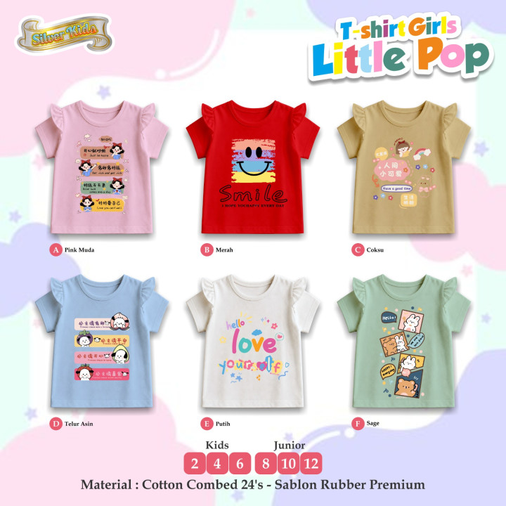 PO T-SHIRT LITTLE POP BY SILVER KIDS