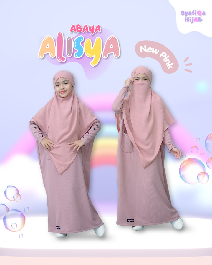PO ONLY ABAYA ALISYA BY SYAFIQA