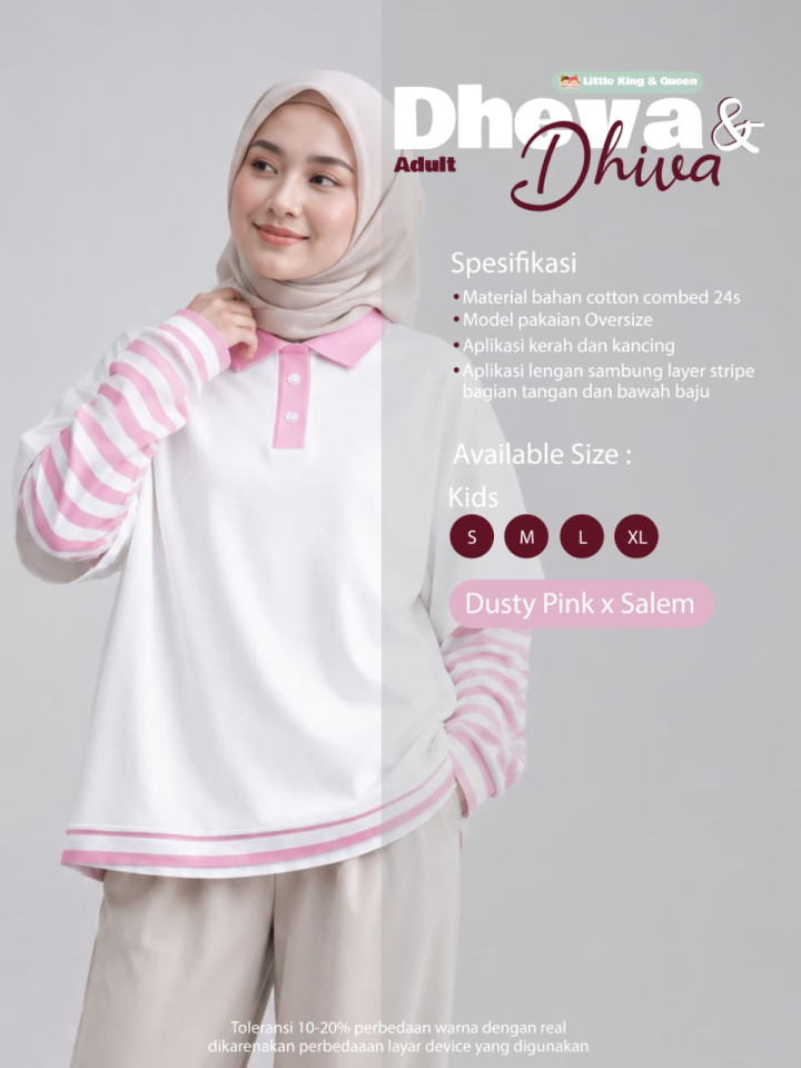 PO ONE SET DHEVA & DHIVA BY LITTLE KING & QUEEN