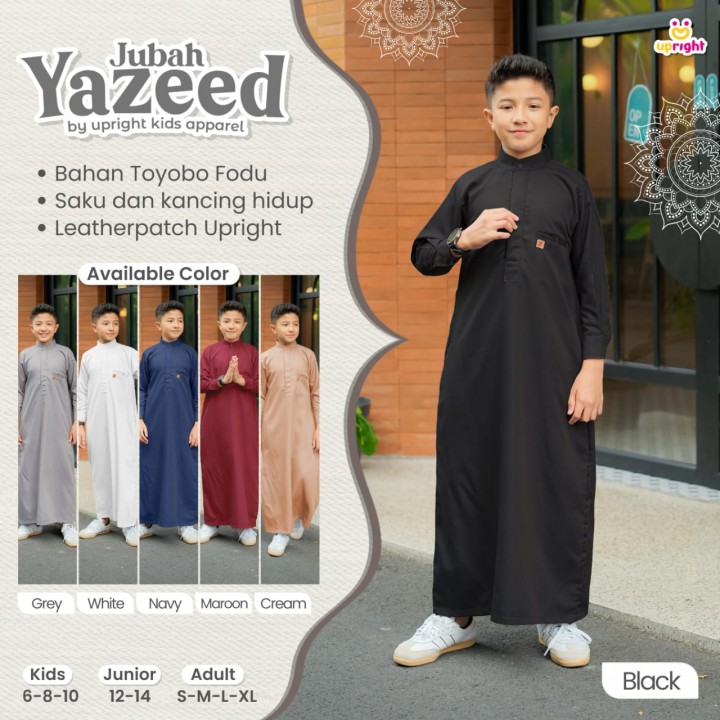 PO JUBAH YAZEED KIDS JUN BY UPRIGHT KIDS APPAREL