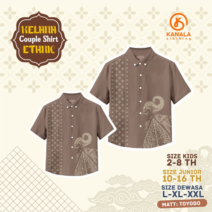 PO KELANA COUPLE SHIRT ETHNIC BY KANALA CLOTHING