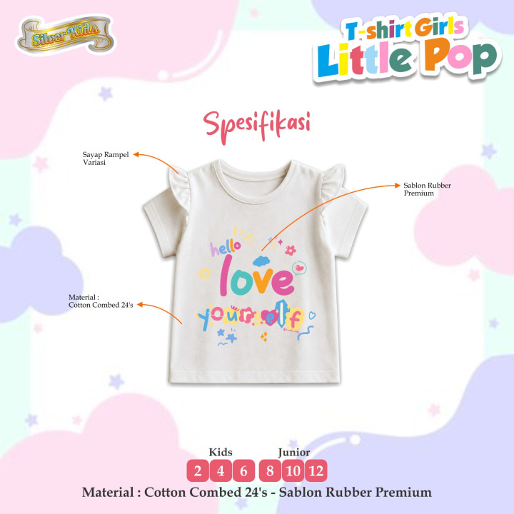 PO T-SHIRT LITTLE POP BY SILVER KIDS