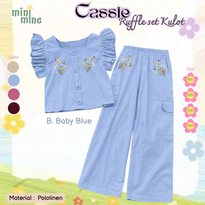 CASSIE RUFFLE SET KULOT BY MINIMINE