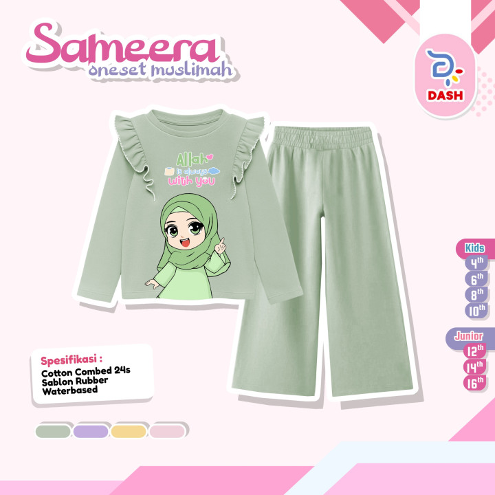 PO SAMEERA ONESET MUSLIMAH BY DASH