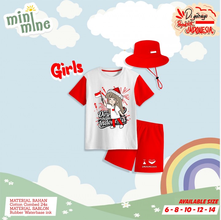 PO SET KEMERDEKAAN BUCKET HAT BY MINIMINE