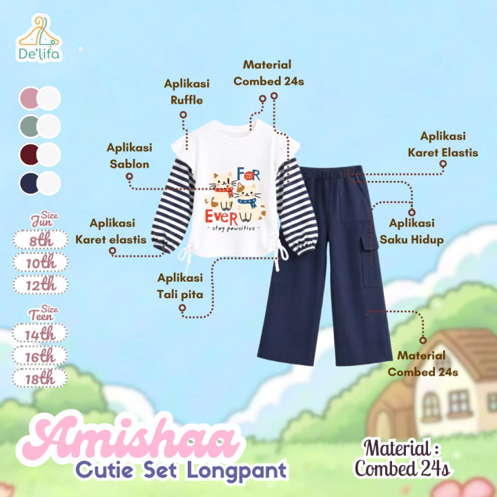 PO AMISHA CUTIE LONGPANTS BY DELIFA