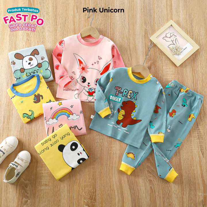 FAST PO HAPPY NAP TODDLER PAJAMAS