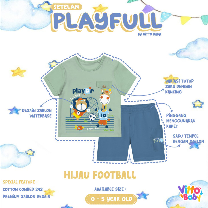 PO SETELAN PLAYFULL BY VITTO BABY