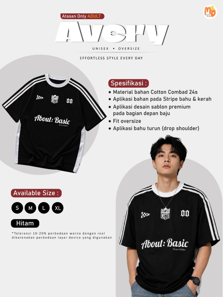 PO AVERY TSHIRT BY MASTER KIDDOS