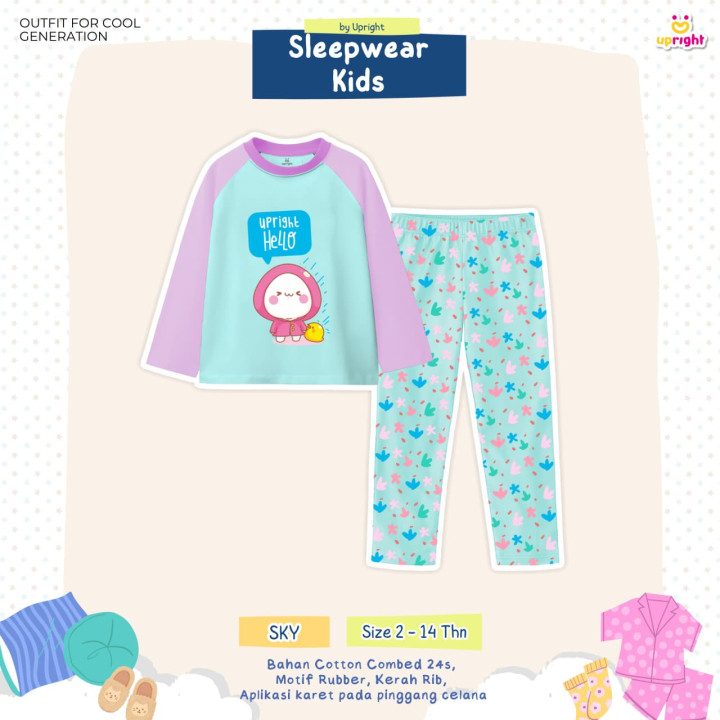 PO SLEEPWEAR KIDS BY UPRIGHT 