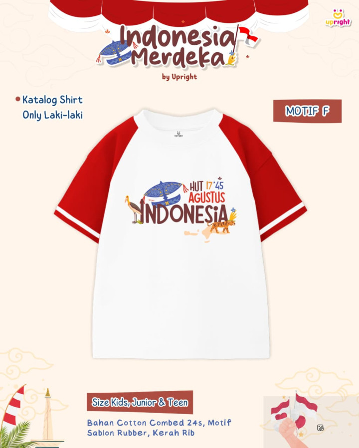 PO INDONESIA MERDEKA SERIES 2026 TSHIRT BY UPRIGHT