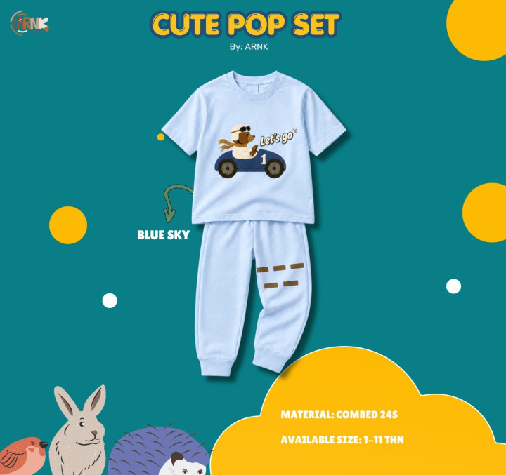 PO CUTE POP SET BY ARNK
