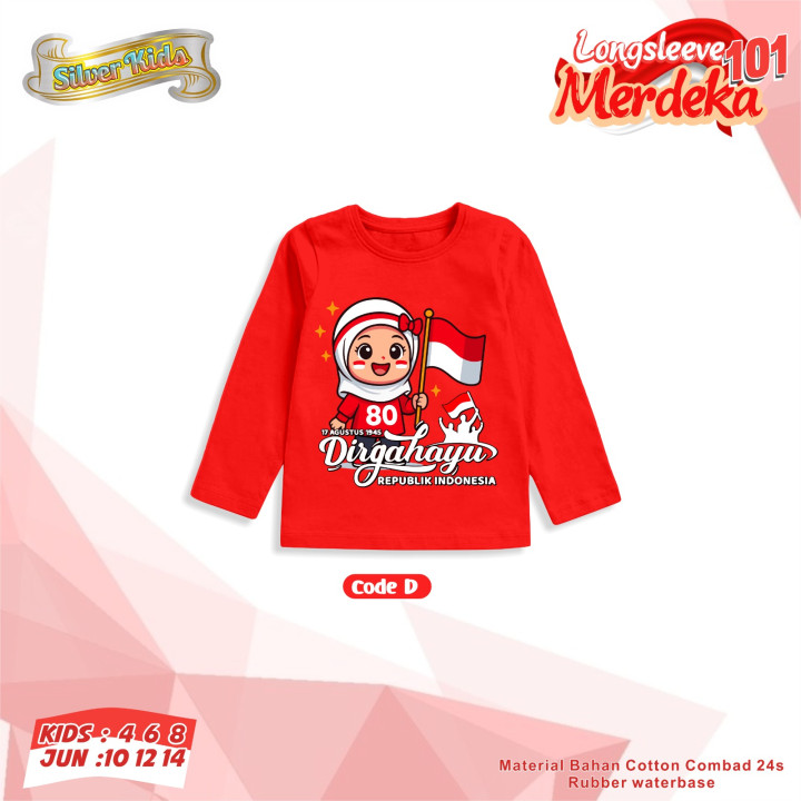 PO LONGSLEEVE MERDEKA 101 BY SILVERKIDS