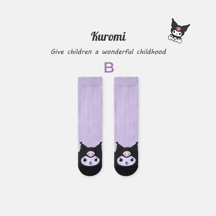 FAST PO MARU COTTON CALF SOCKS - KUROMI SERIES