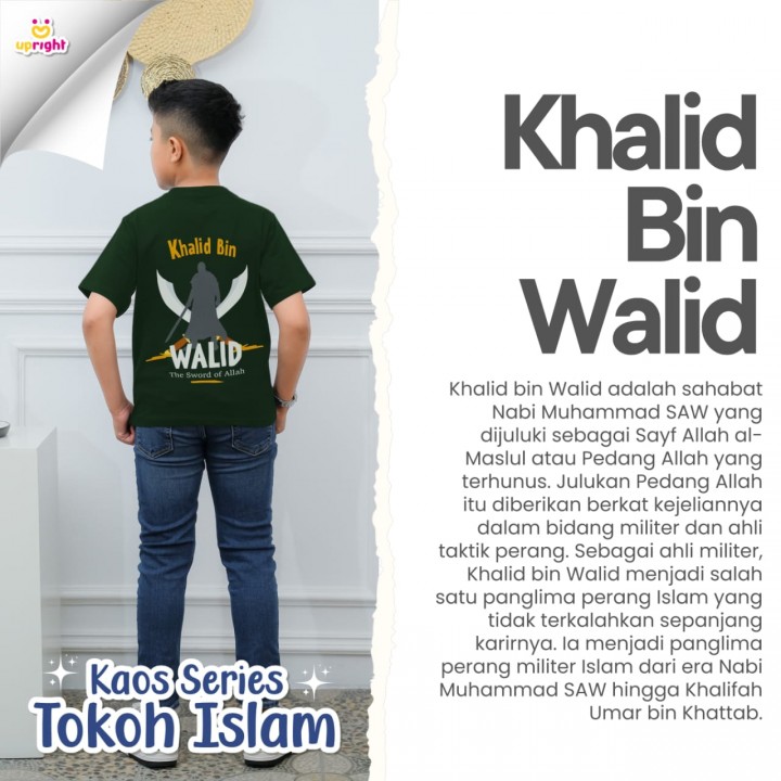 PO KAOS SERIES TOKOH ISLAM BY UPRIGHT KIDS