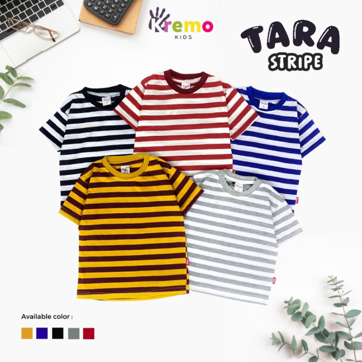 FAST PO TARA STRIPE T-SHIRT