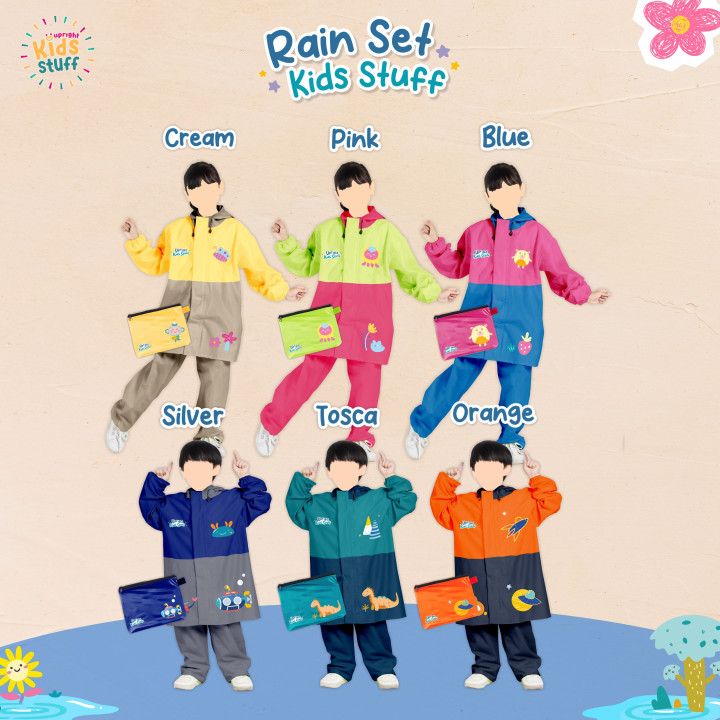 PO RAIN SET BY UPRIGHT KIDS STUFF