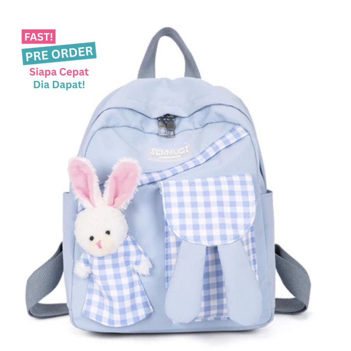 FAST PO BUNNY SQUARE BACKPACK