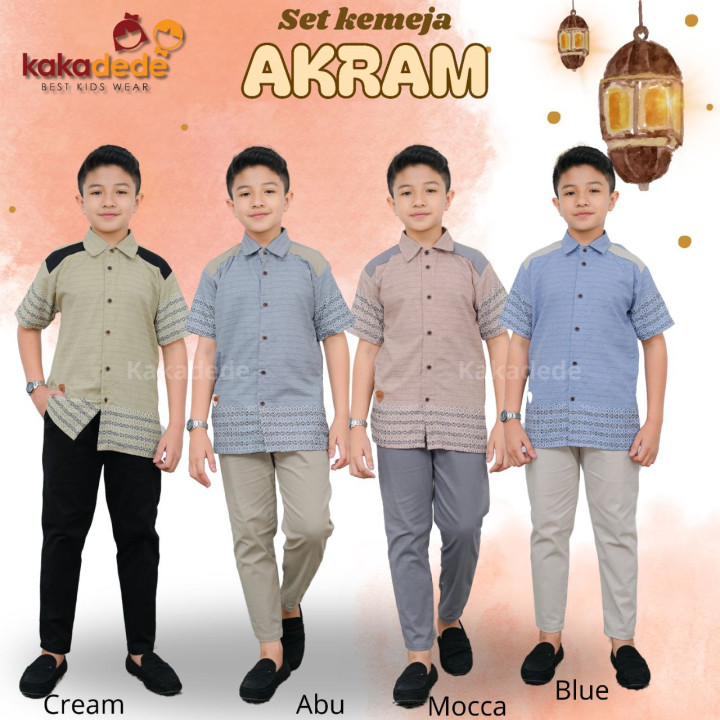 READY STOK BOY SET AKRAM BY KAKADEDE