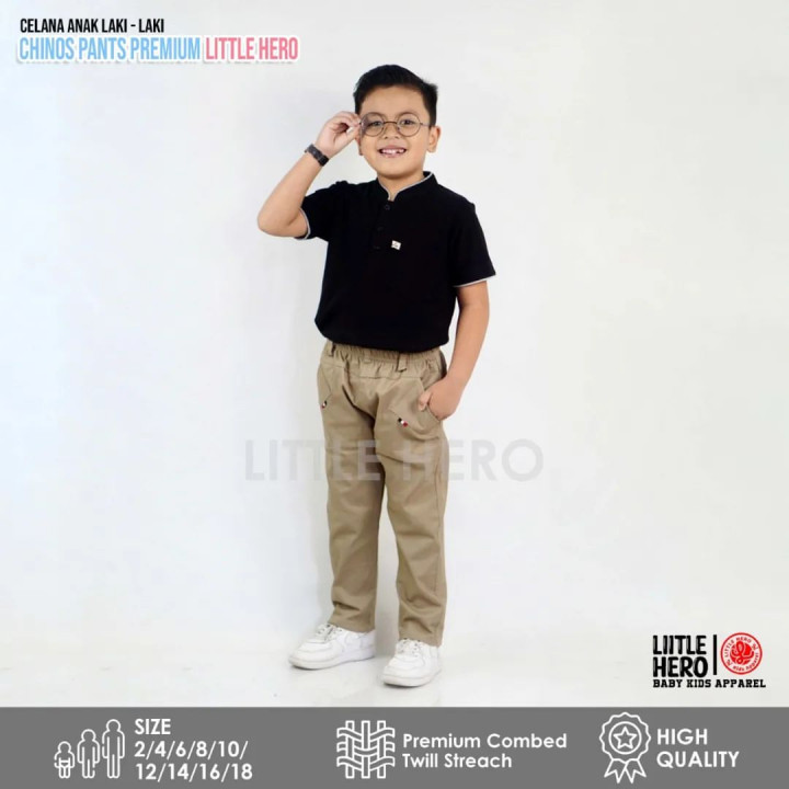 CHINOS PANTS PREMIUM BY LITTLE HERO