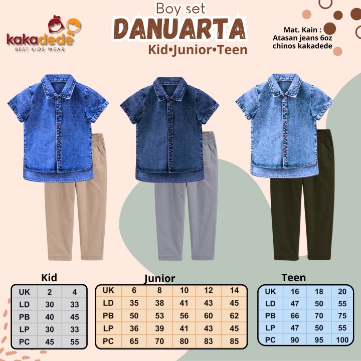 PO DANUARTA SET (KIDS) BY KAKADEDE