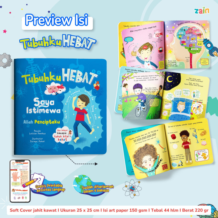 PO BUKU TUBUHKU HEBAT, SAYA ISTIMEWA, ALLAH PENCIPTAKU