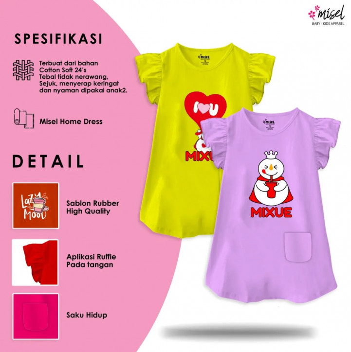 MISEL HOME DRESS RUFFLE