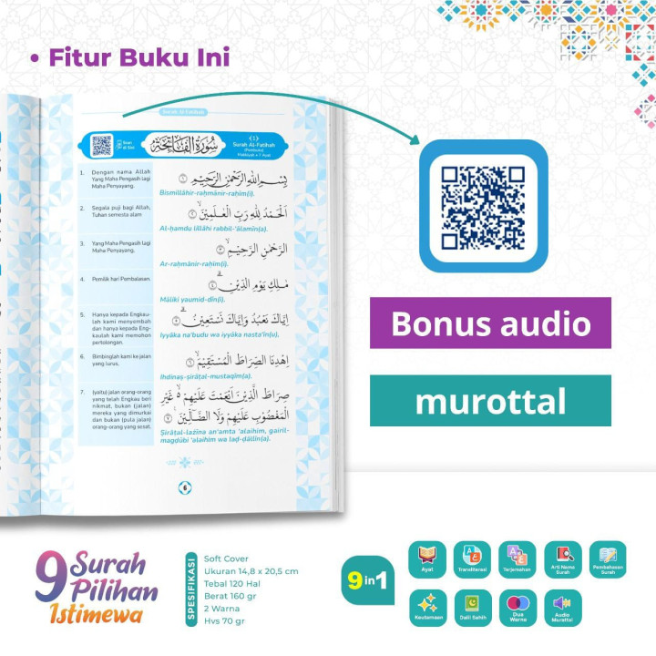 PO BUKU 9 SURAH PILIHAN ISTIMEWA BY PQS