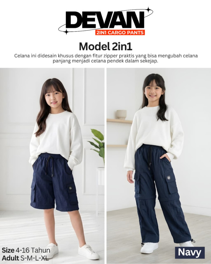 PO DEVAN 2IN1 CARGO PANTS BY UPRIGHT