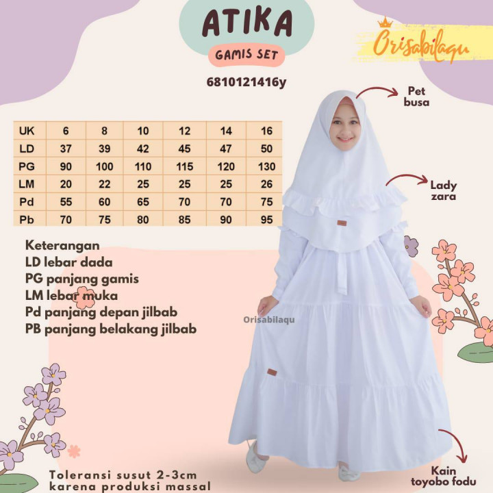 ATIKA GAMIS SET BY ORISABILAQU