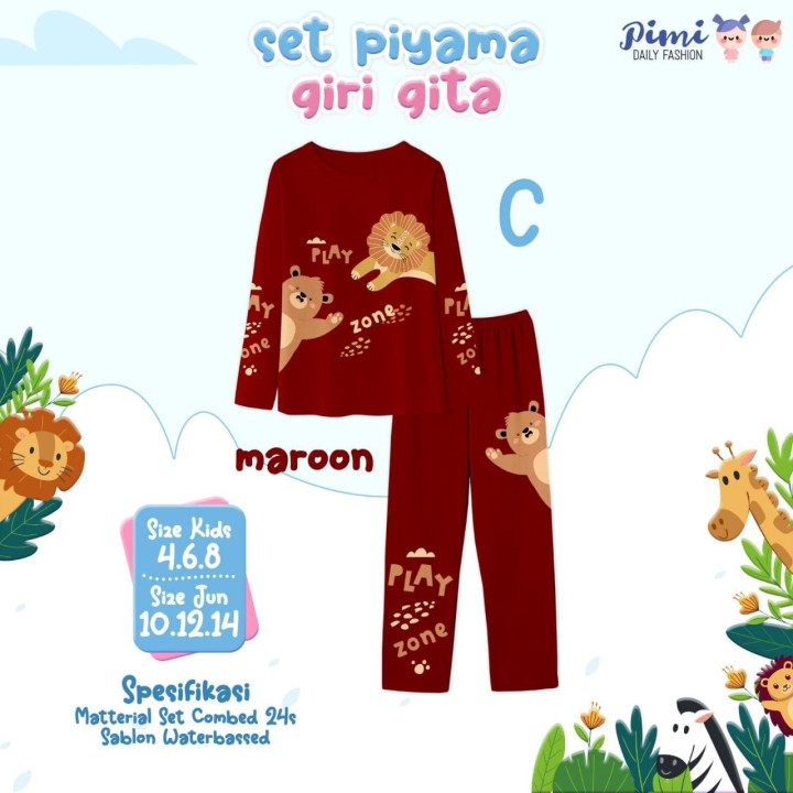 PO SET PIYAMA GIRI & GITA BY PIMI