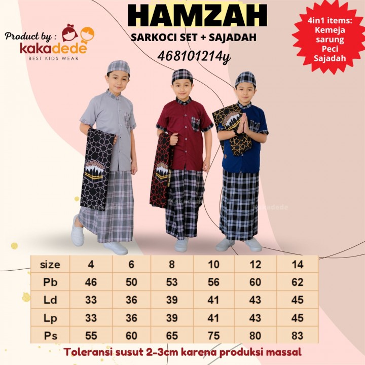 SETELAN KOKO SARUNG HAMZAH BY KAKADEDE