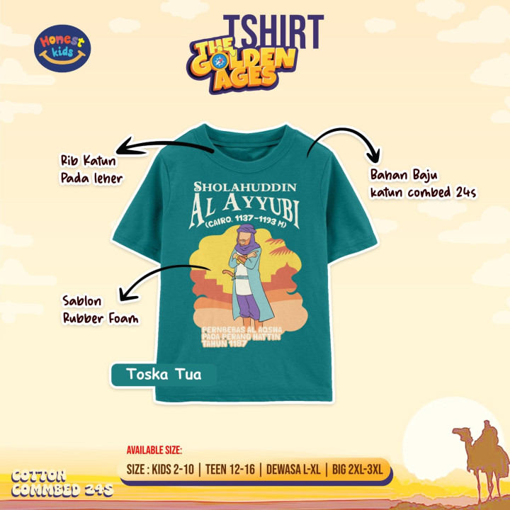 PO T-SHIRT THE GOLDEN AGES SERIES (KIDS & TEN) BY HONESTKIDS