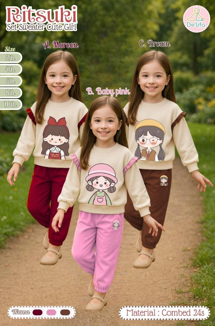 PO RITSUKI SET SWEATER BY DELIFA