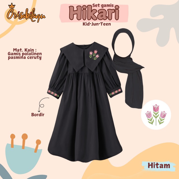 PO SET GAMIS HIKARI TEEN BY ORISABILAQU