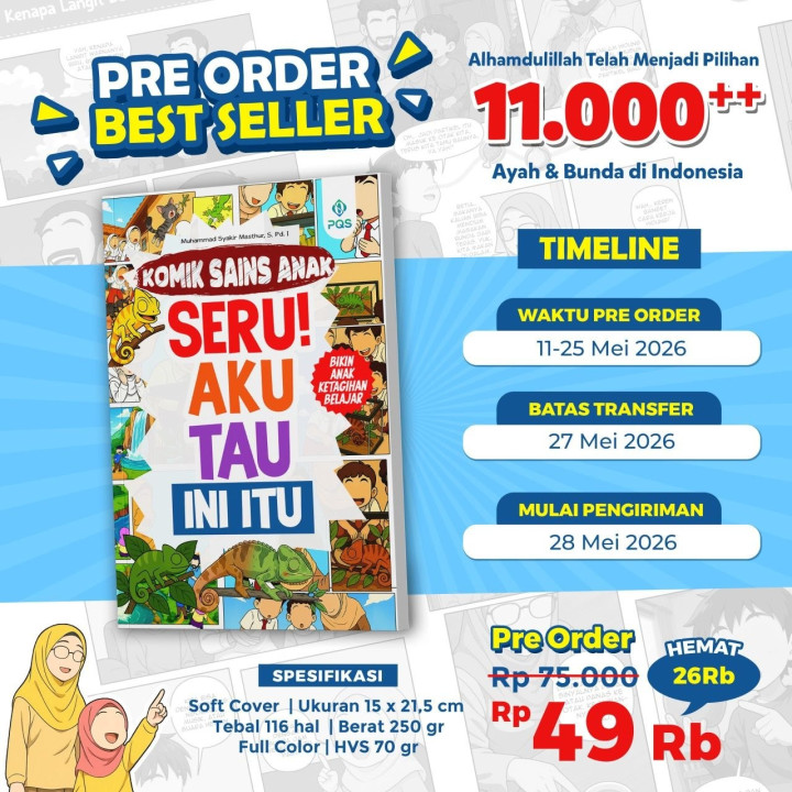 PO KOMIK SAINS ANAK “SERU! AKU TAU INI ITU”