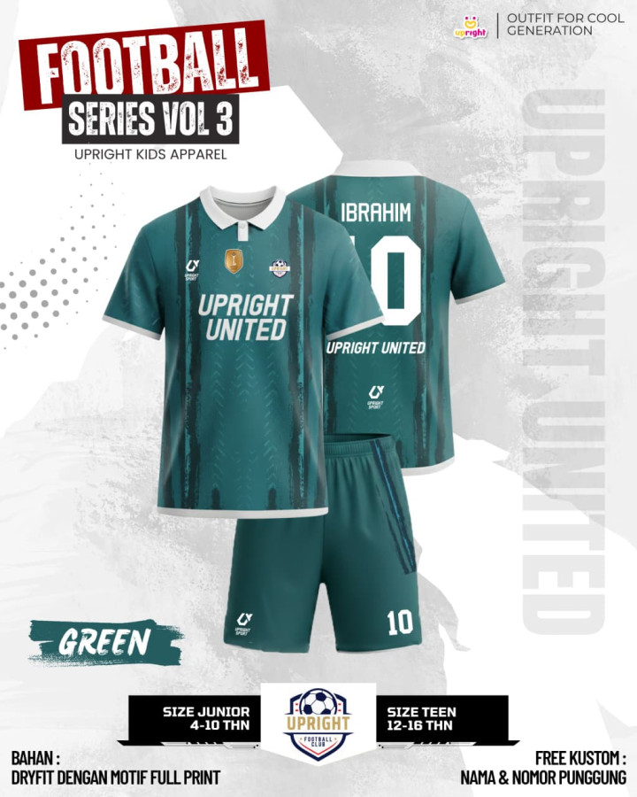 PO FOOTBALL SERIES SET VOL 3 CUSTOM NAME DAN NO PUNGGUNG BY UPRIGHT