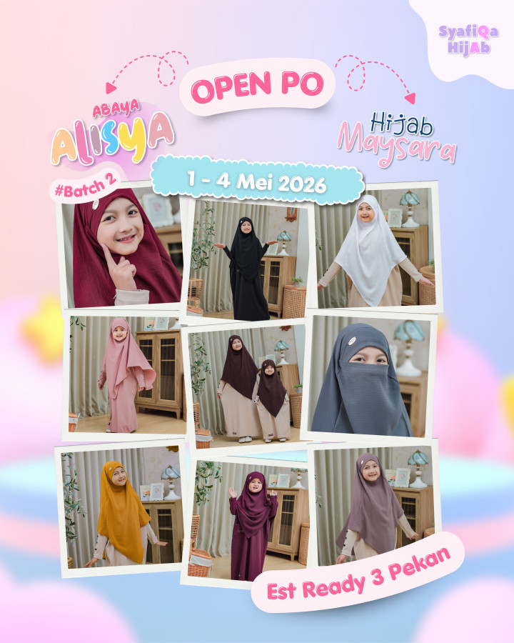 PO HIJAB FK MAYSARA V SHAPE BATCH 2 BY SYAFIQA