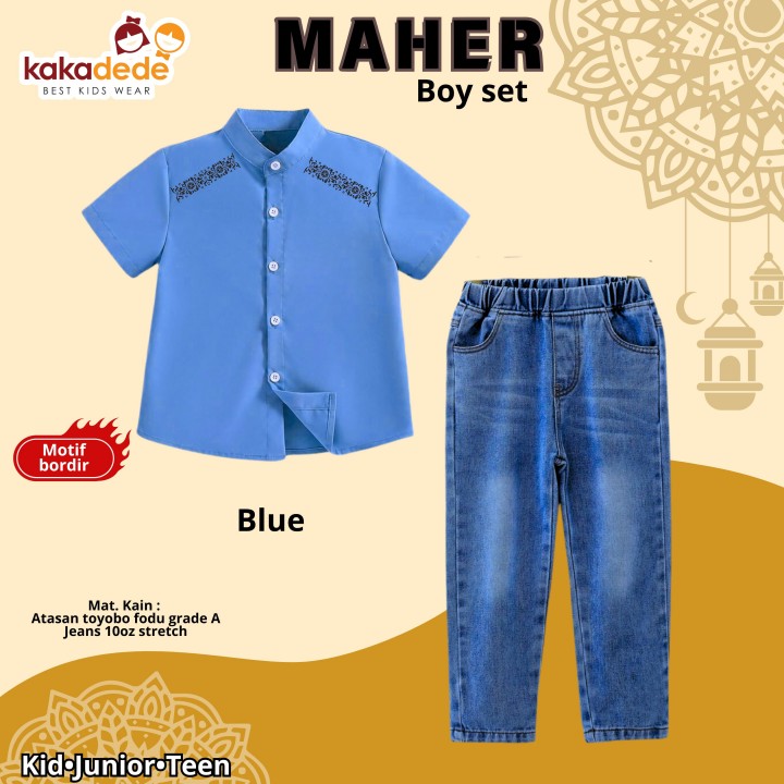 PO MAHER (KIDS) BOY SET BY KAKADEDE