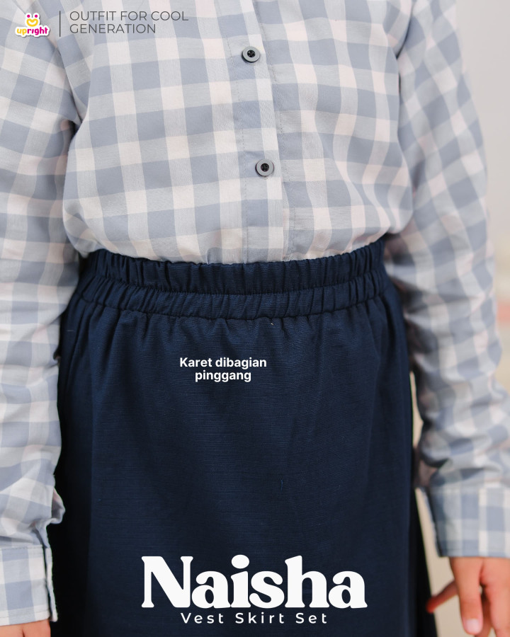 PO NAISHA VEST SKIRT SET BY UPRIGHT KIDS