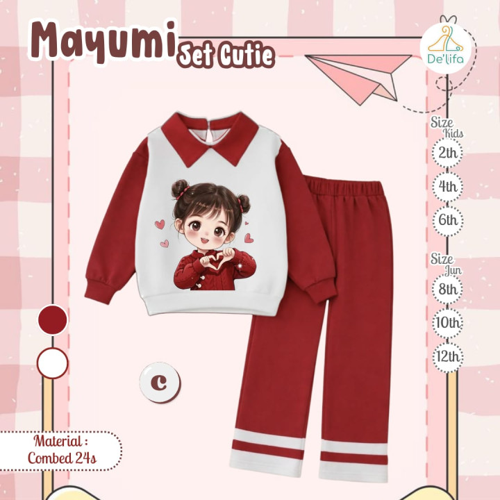PO MAYUMI SET CUTIE BY DELIFA