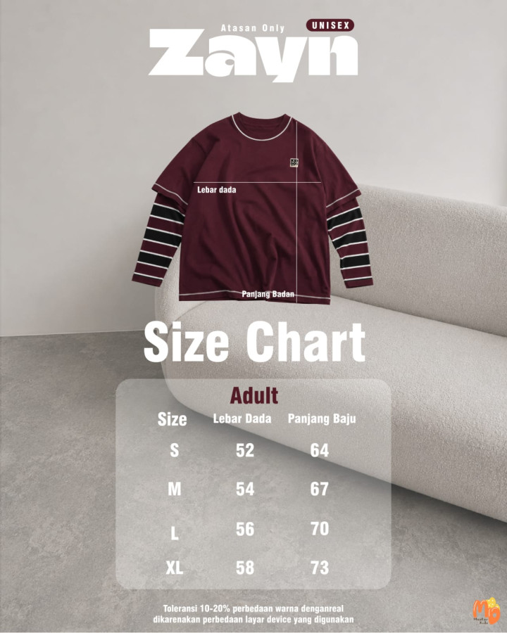 PO ONE SET ZAYN UNISEX