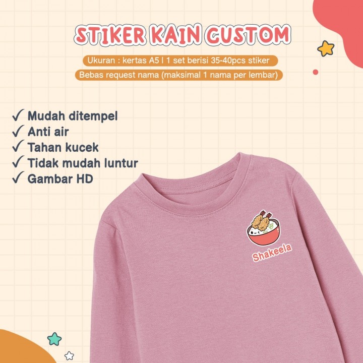 PO STIKER KAIN CUSTOM NAMA MGL