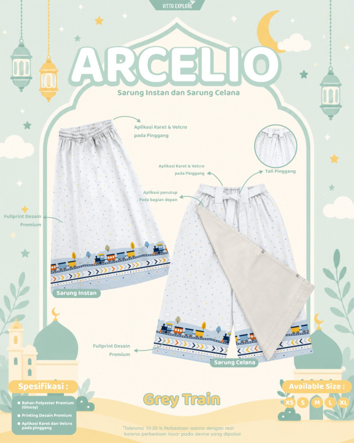 PO ARCELIO SARUNG INSTAN DAN SARUNG CELANA BY VITTO EXPLORE