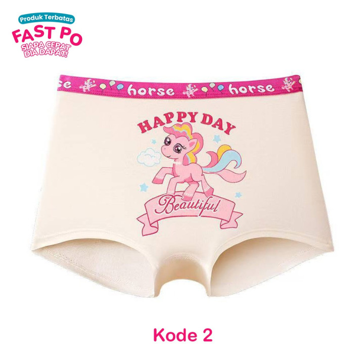 FAST PO SHIZUKA GIRL UNDERWEAR (LITTLE PONY SERIES)