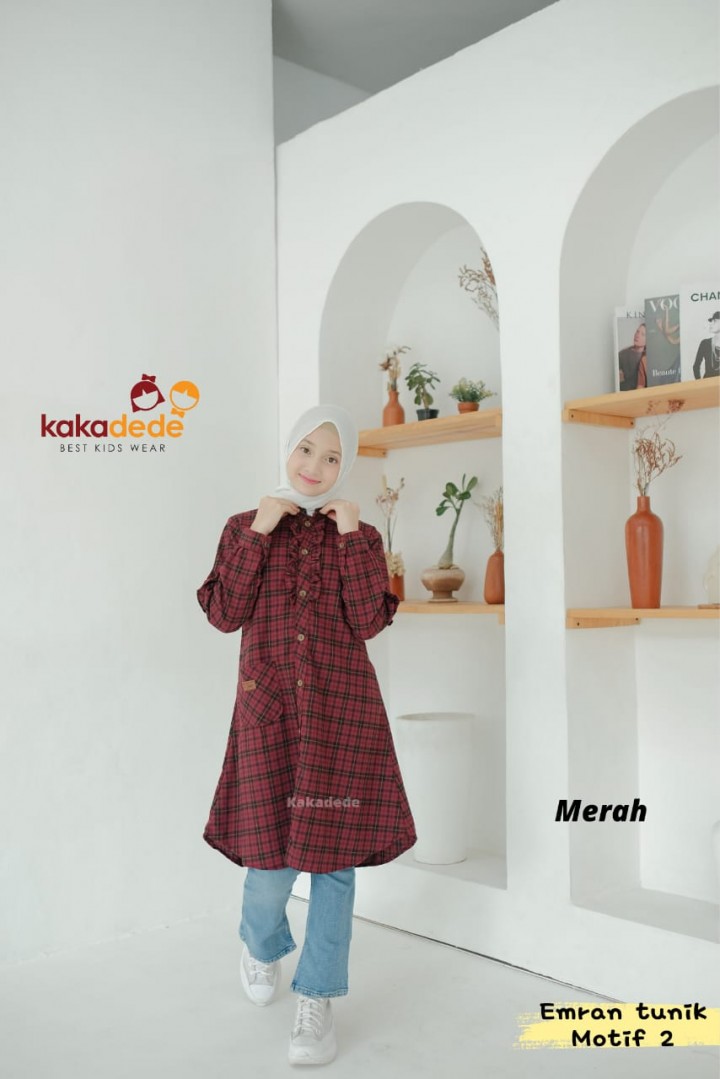 EMRAN TUNIK FLANEL MOTIF 2
