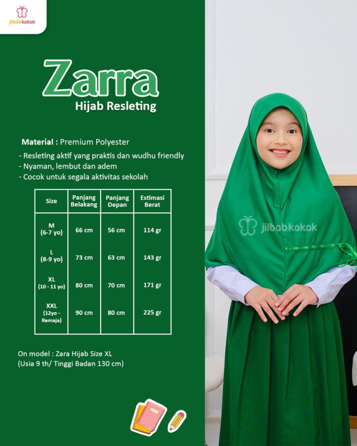PO ZARRA HIJAB BY JILBABKAKAK