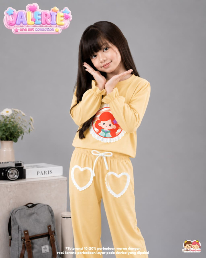 PO SET  VALERIE COLLECTION BY LITTLE KING QUEEN