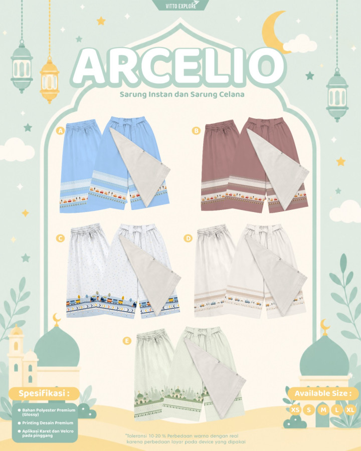 PO ARCELIO SARUNG INSTAN DAN SARUNG CELANA BY VITTO EXPLORE