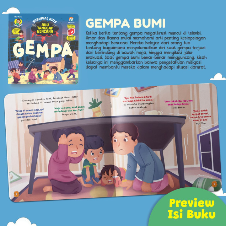 PO BUKU SURVIVAL KIDS AKU TANGGAP BENCANA BY ZIYAD